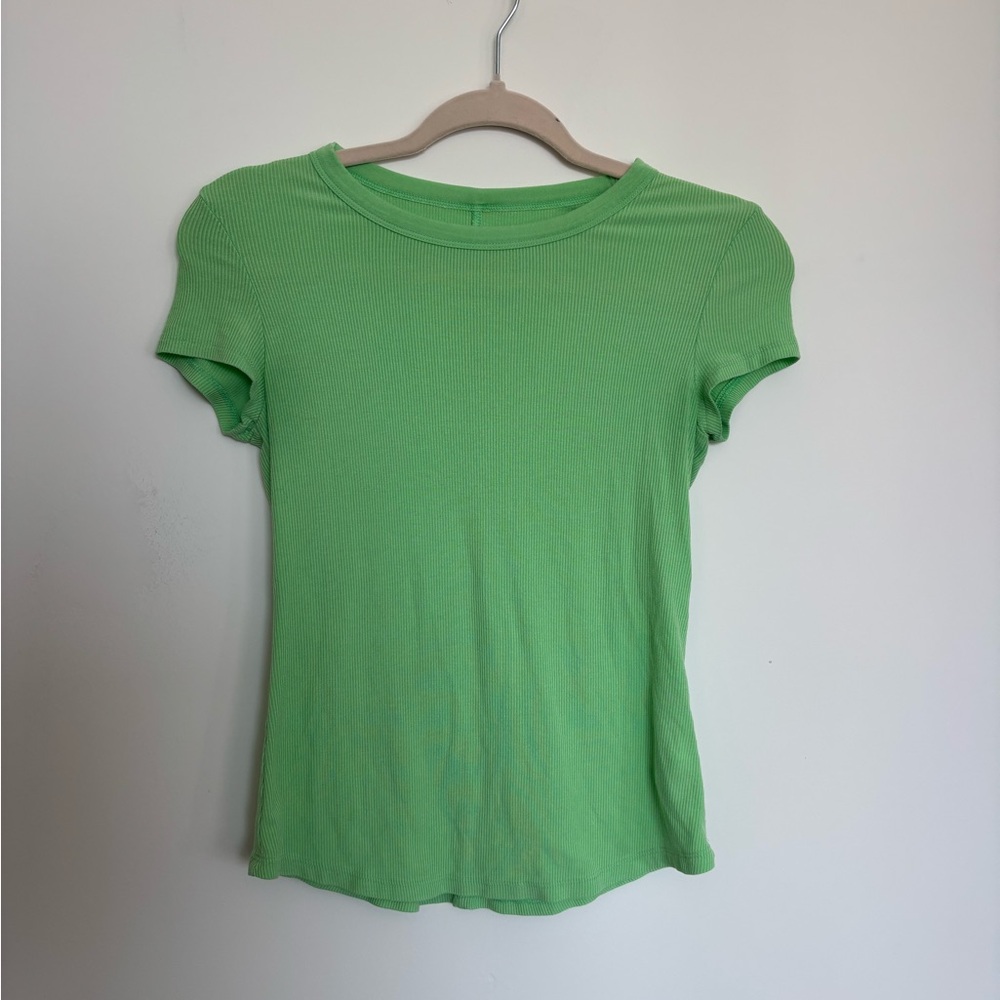 American Eagle Outfitters Light Green Short Sleeve Tee